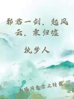 邪君一剑，起风云，乘归墟